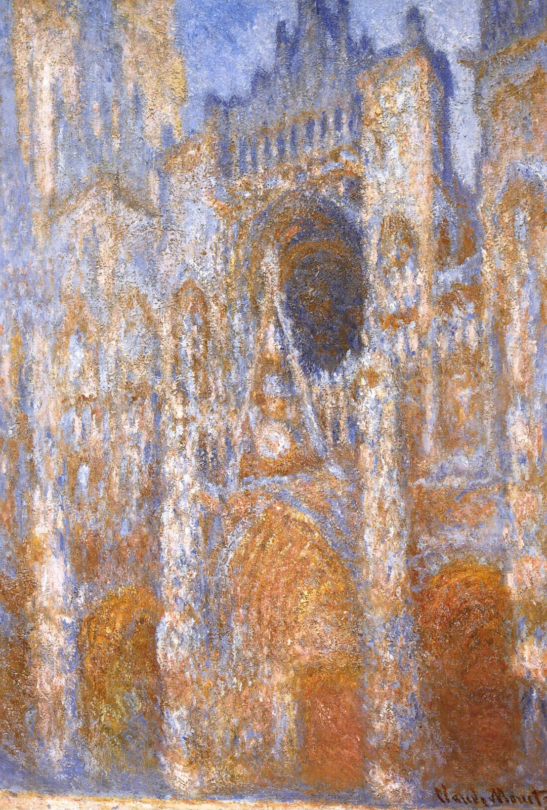 Rouen Cathedral, The Portal at Midday 1893